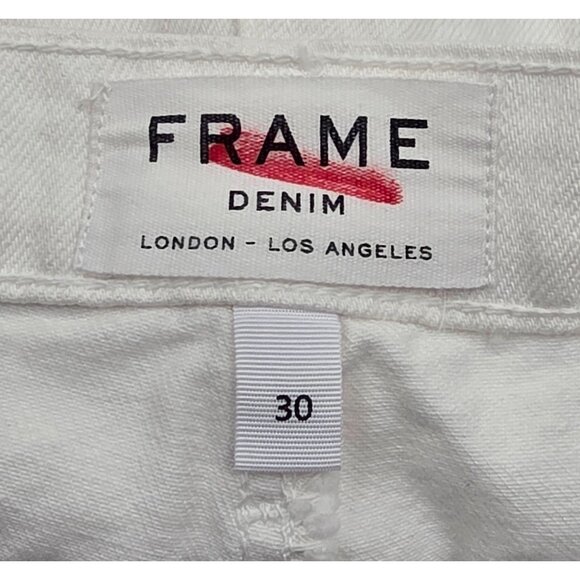Women's - Frame White Denim Mini Skirt, Size 20 - Picture 5 of 7